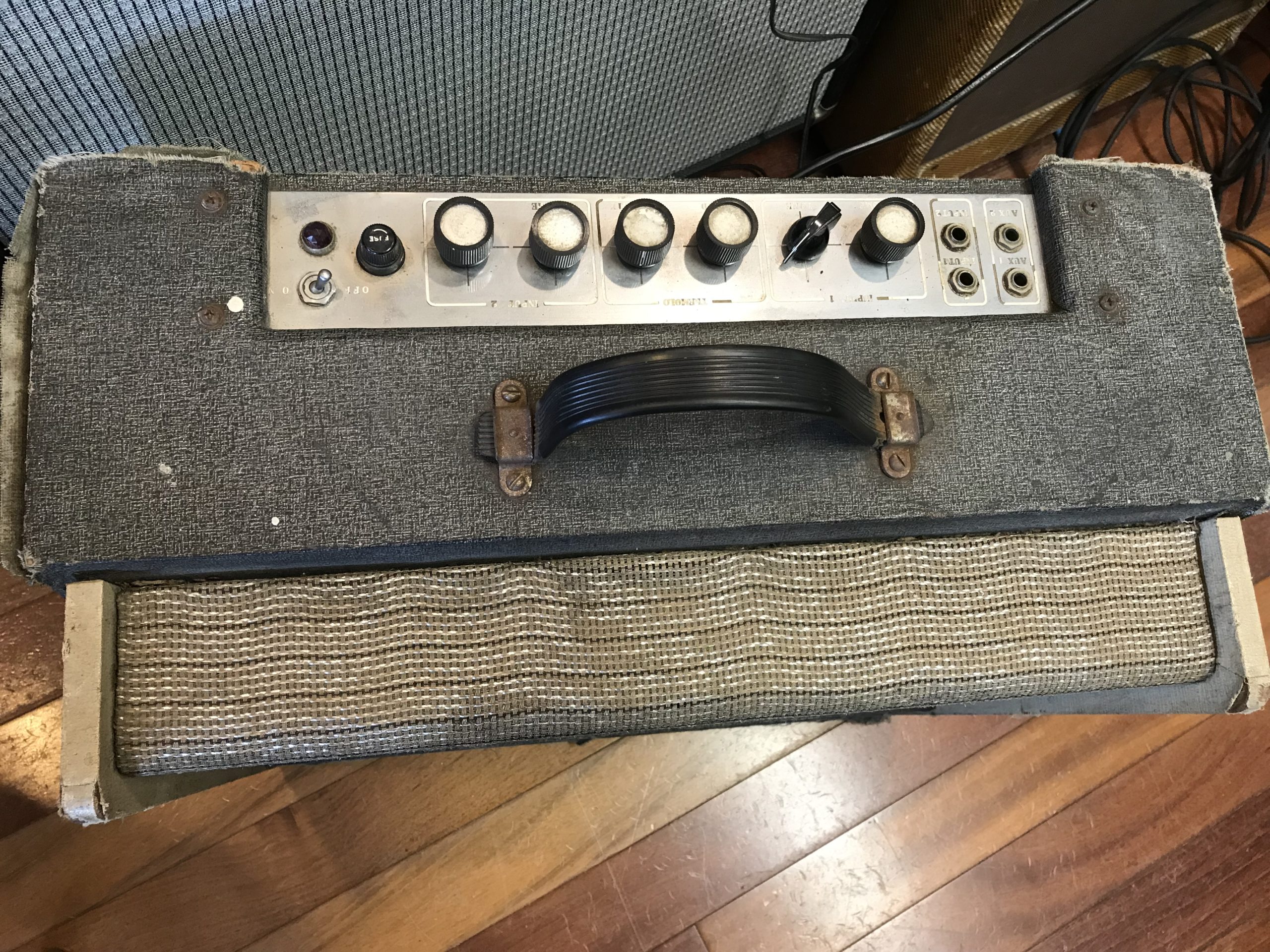 1960 Silvertone type tube amp 12 inch original Jensen speaker Jimmy's