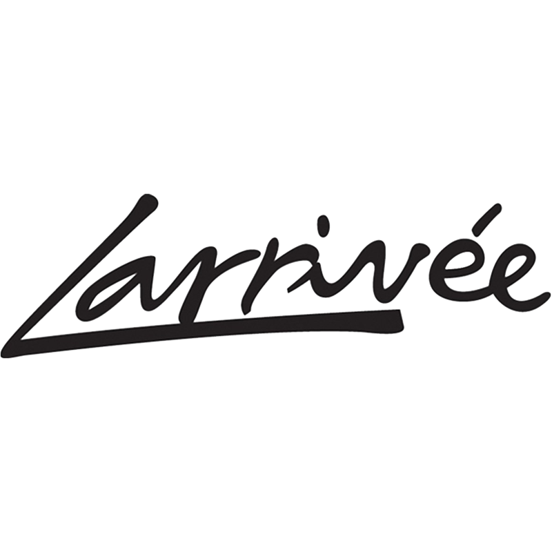 Black Larrivee Guitar Logo