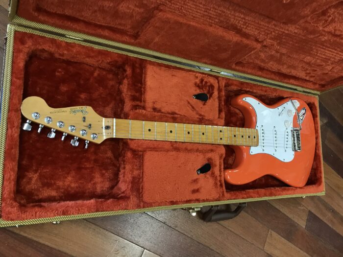 1983 Fender Stratocaster player